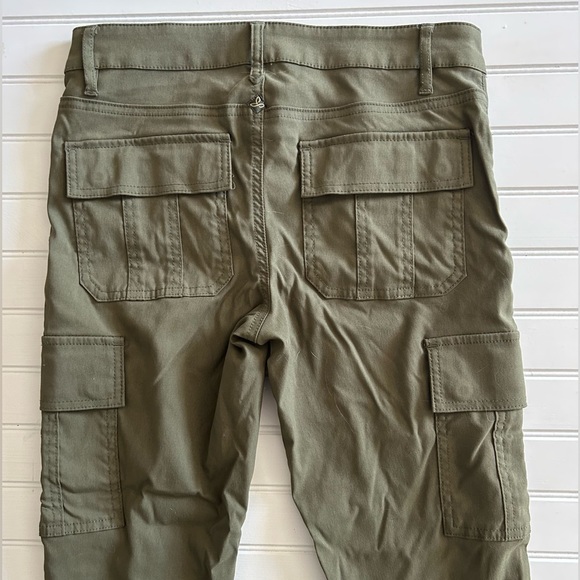 PRANA womens size 0 olive green ankle pants - Picture 5 of 10
